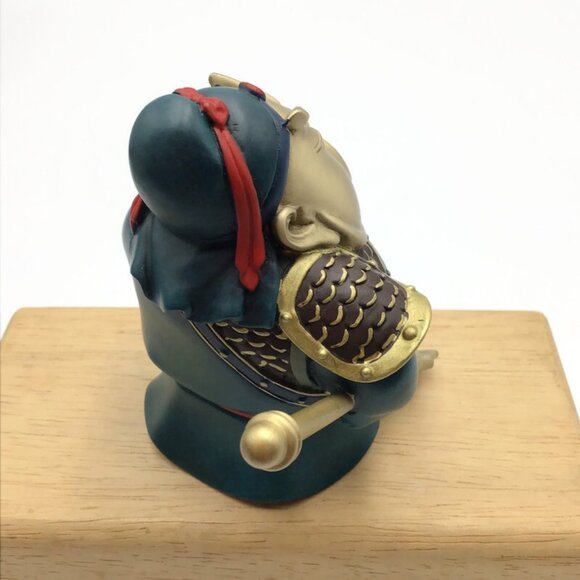 Guan Gong Guanyu 3" Brass Statue Chinese Warrior Protection & Luck Kwan Kong - Picture 5 of 11